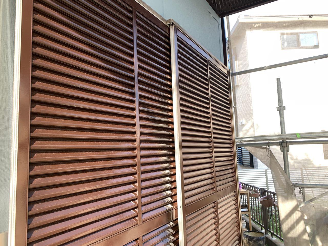 【雨戸塗装】完了