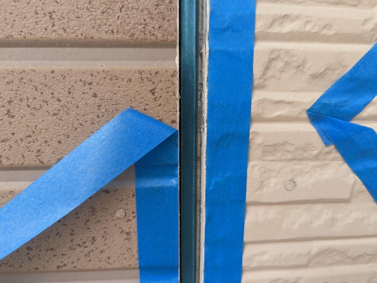 【シーリング工事】マスキング貼り