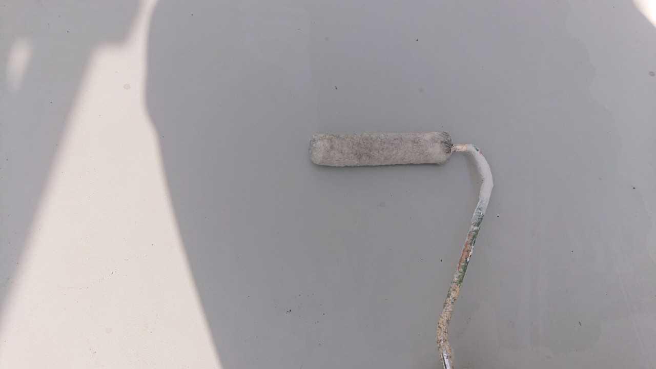 【防水工事】プライマー塗布