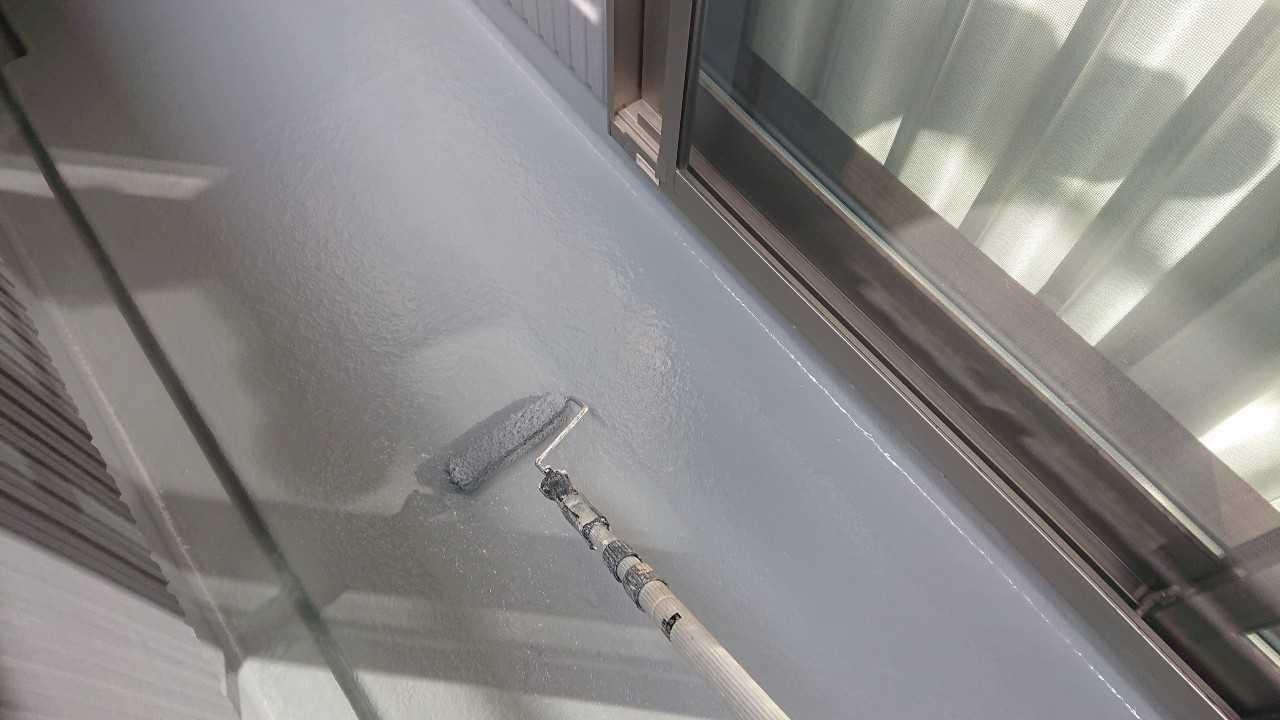 【防水工事】ウレタン防水塗布2回目