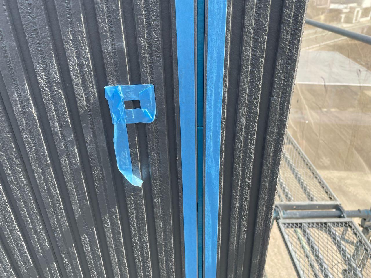 【シーリング工事】マスキング貼り