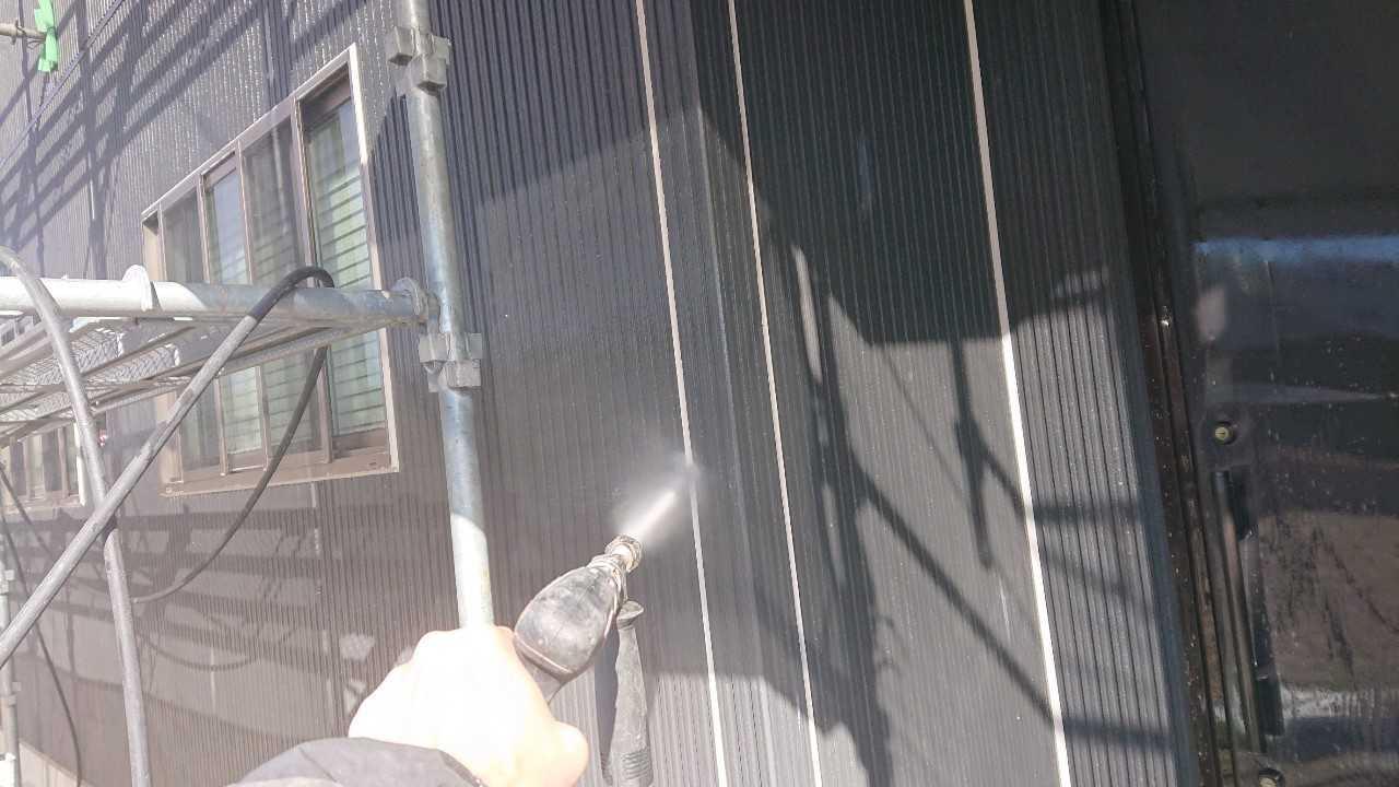 【外壁洗浄】高圧水洗浄