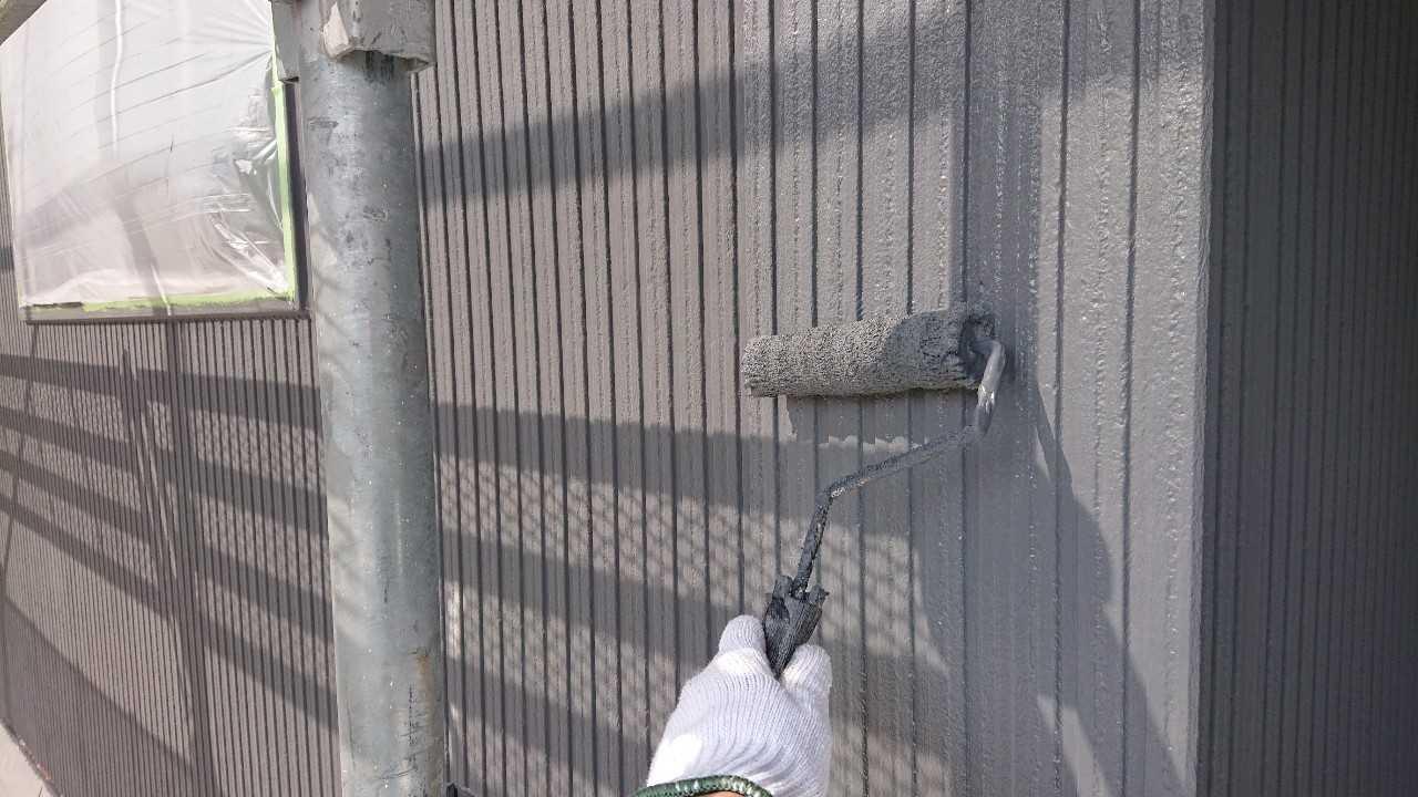 【外壁塗装1】上塗り