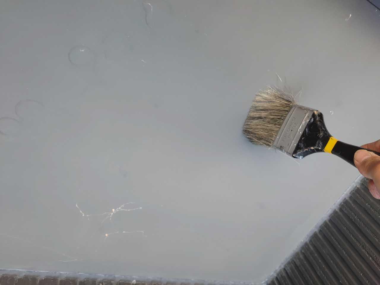 【軒天塗装】ケレン作業