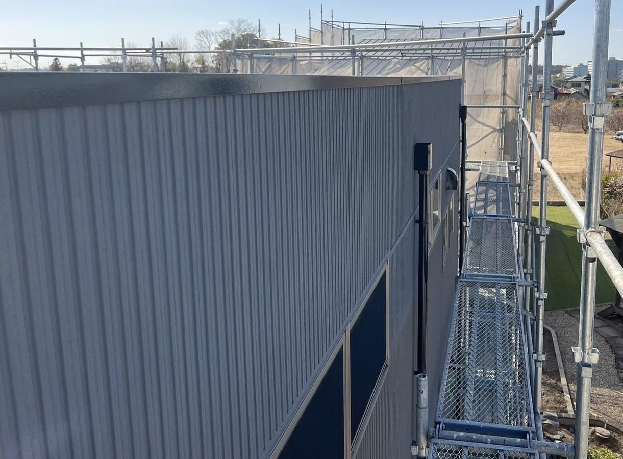 【足場設置工事】設置中