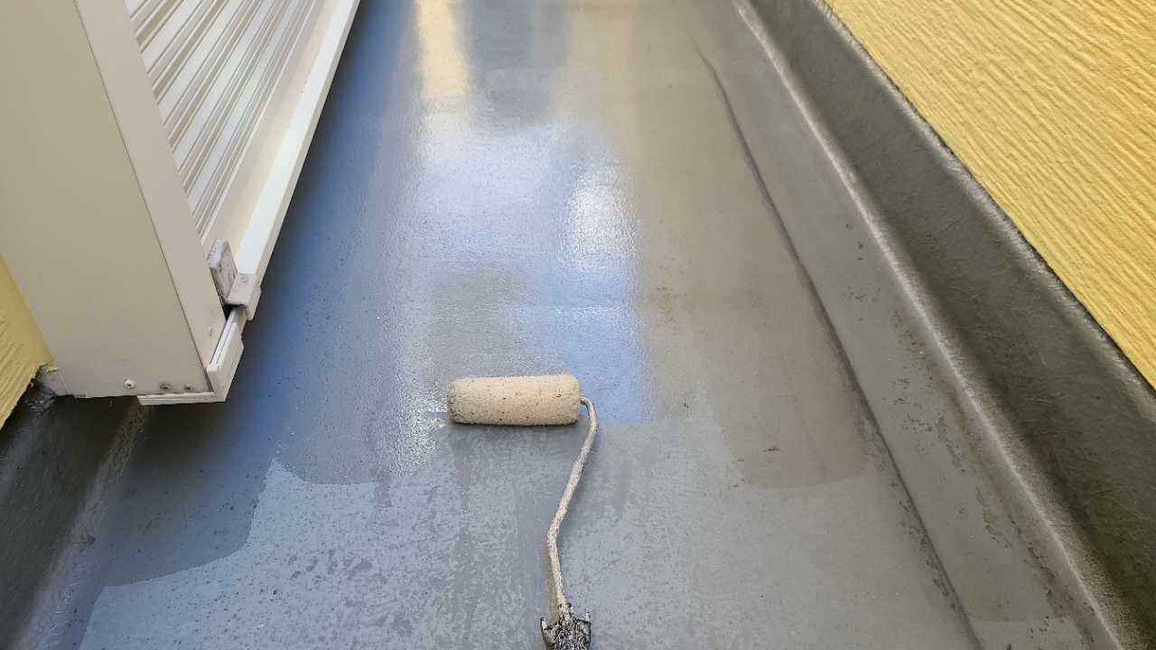 【防水工事】プライマー塗布