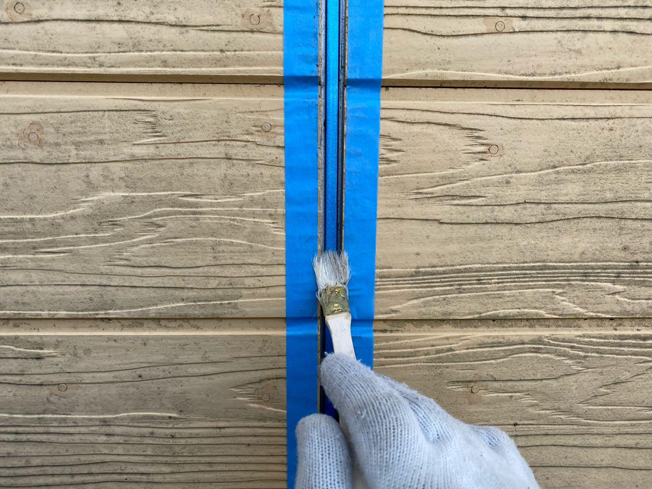 【シーリング工事】プライマー処理