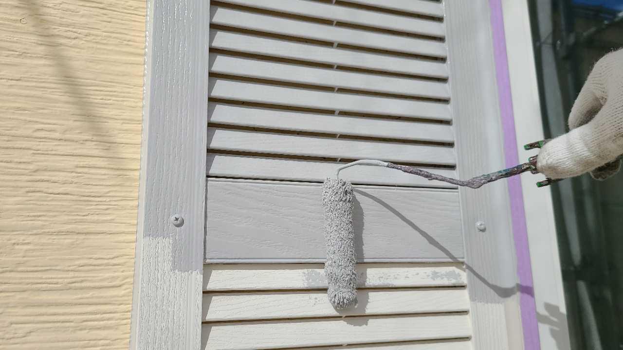 【雨戸塗装】下塗り