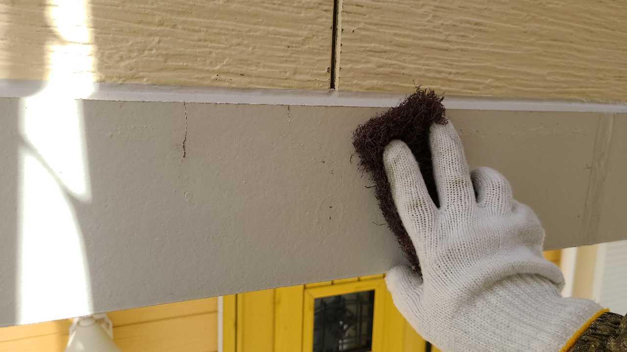 【帯塗装】ケレン作業