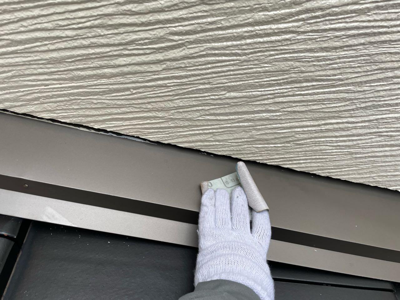 【屋根棟板金塗装】ケレン作業