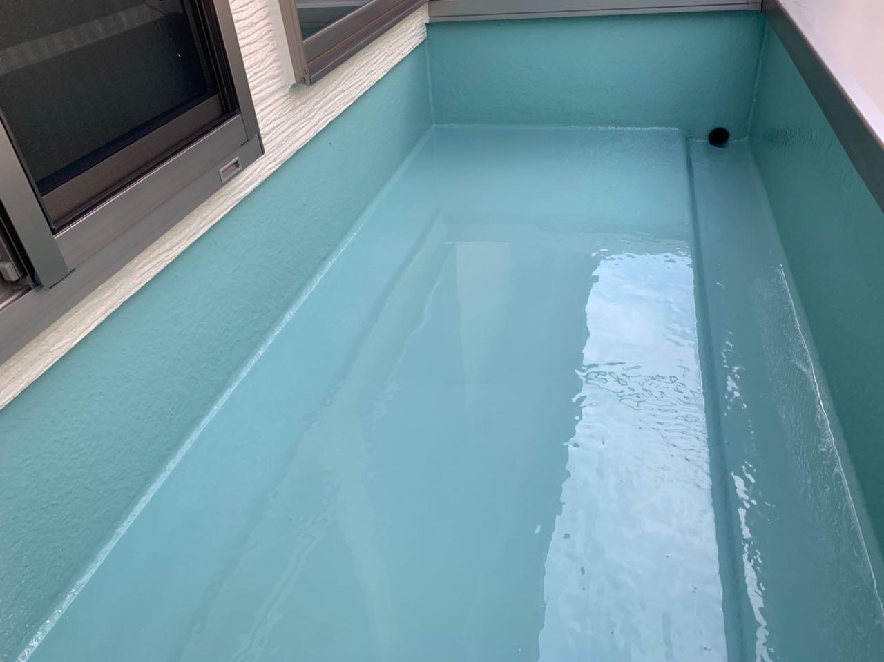 【防水工事】ウレタン防水塗布2回目