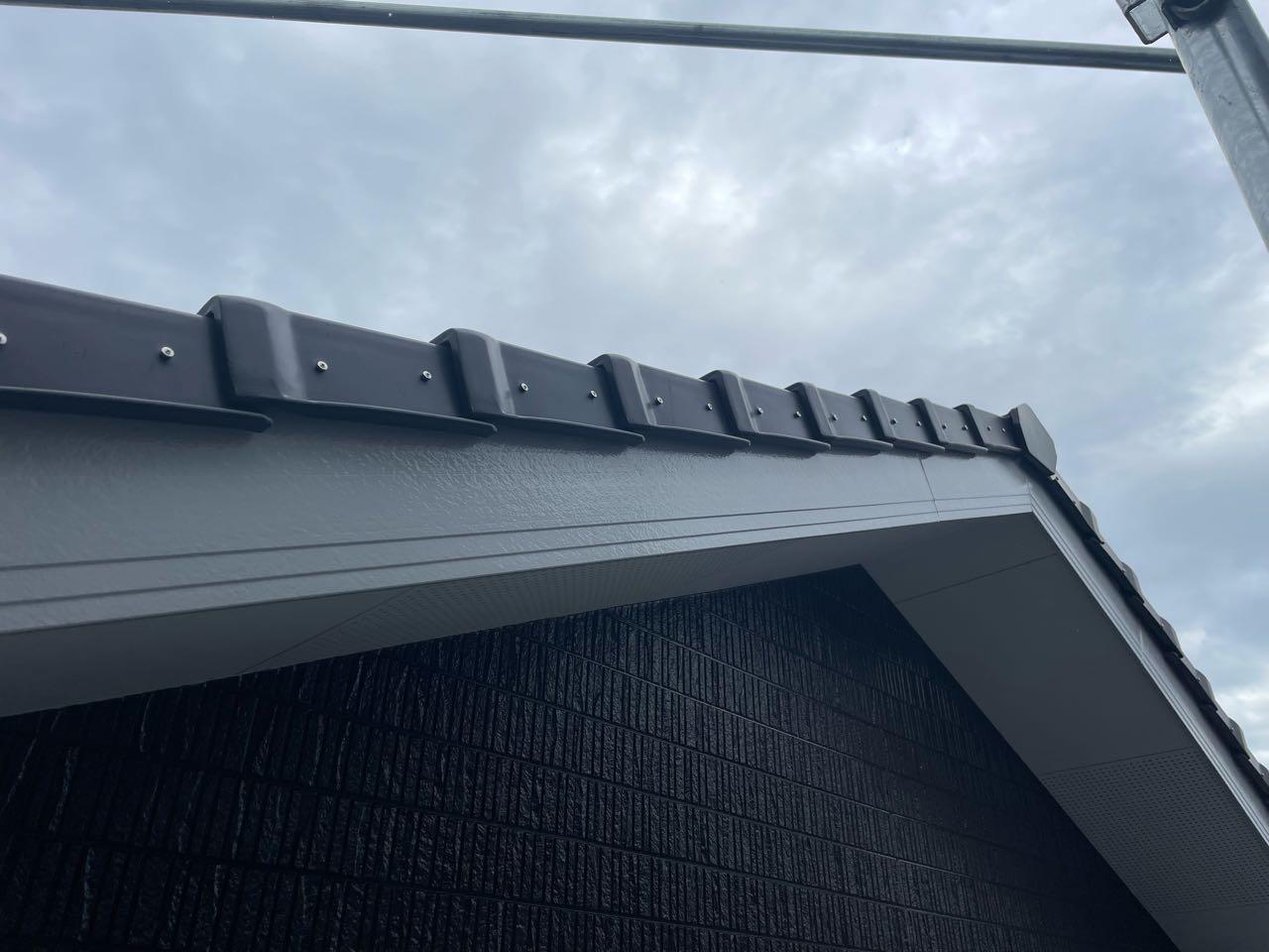 【破風・鼻隠し塗装】完了