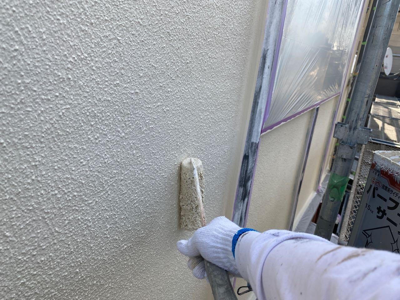 【外壁塗装1】上塗り