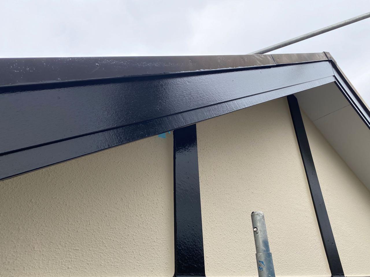 【破風・鼻隠し塗装】完了