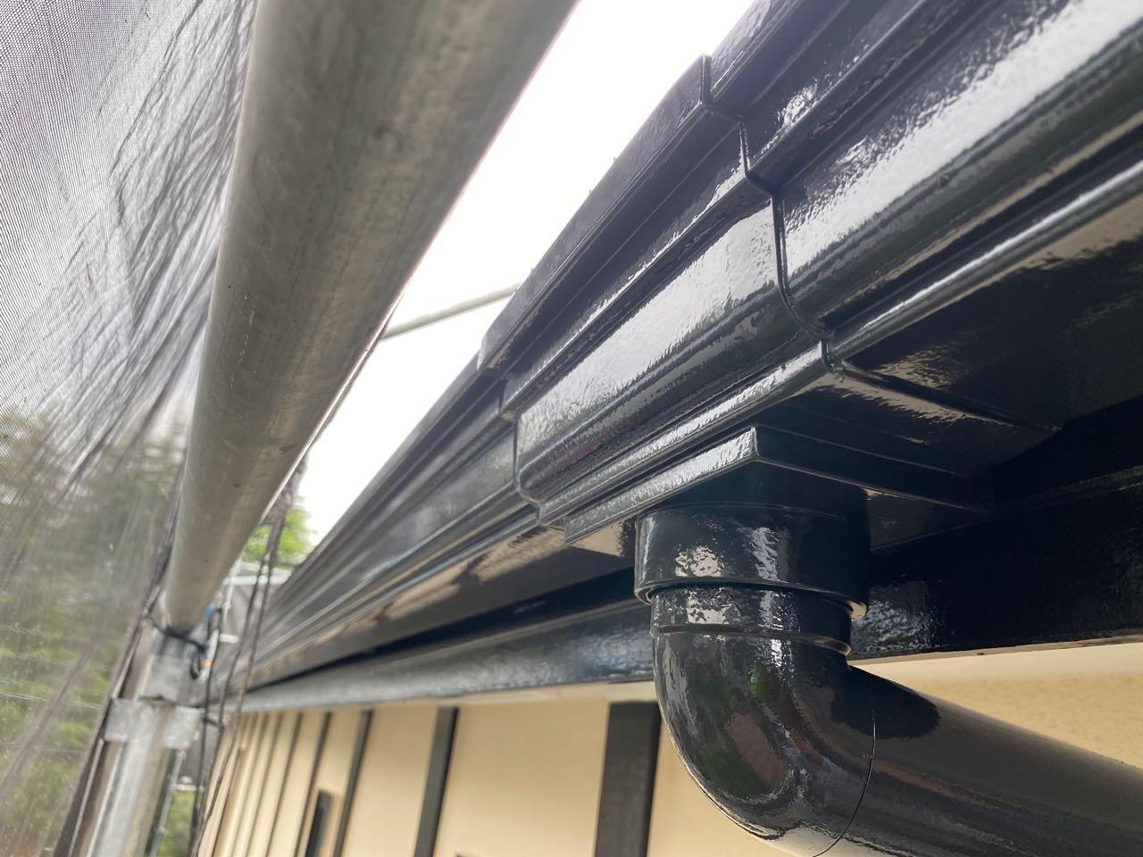 【雨樋塗装】完了