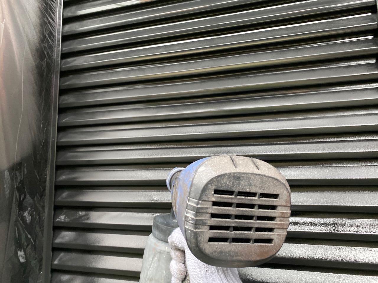 【雨戸塗装】上塗り