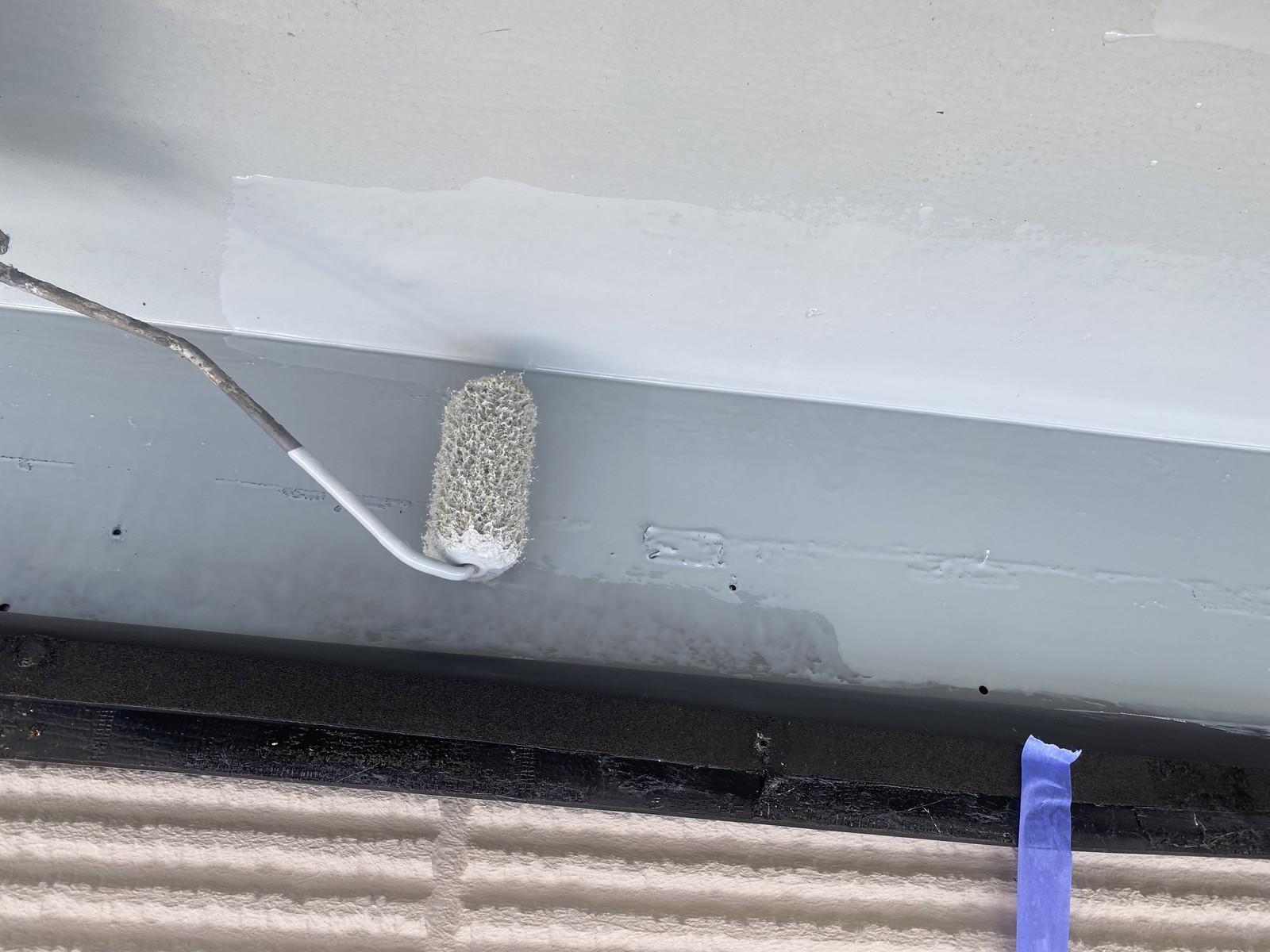 【防水工事】ウレタン防水塗布2回目