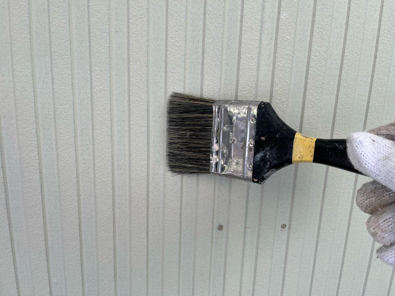 【軒天塗装】ケレン作業