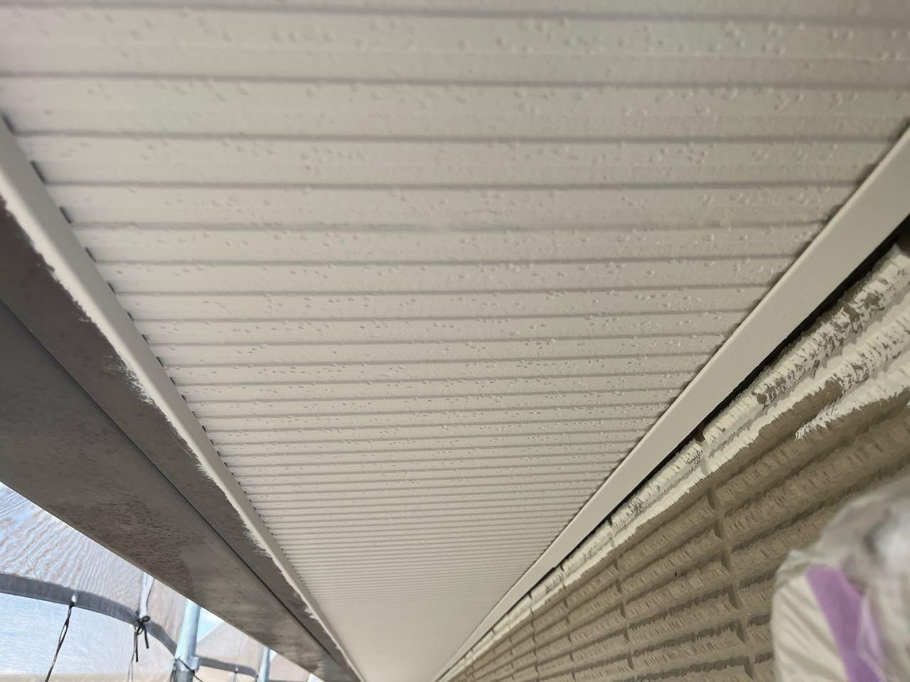 【軒天塗装】完了