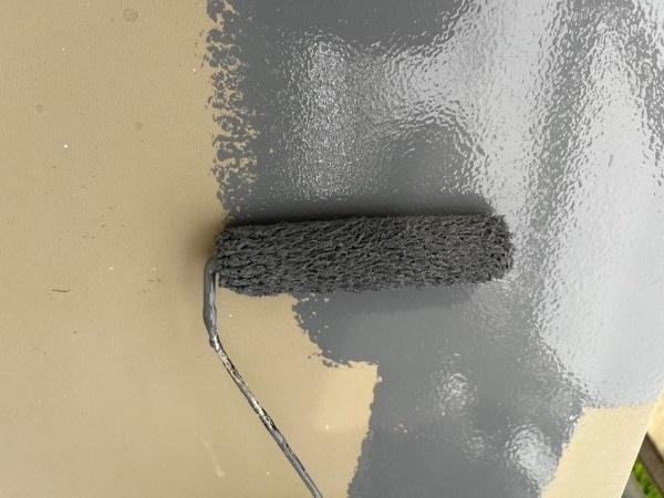 【庇塗装】下塗り