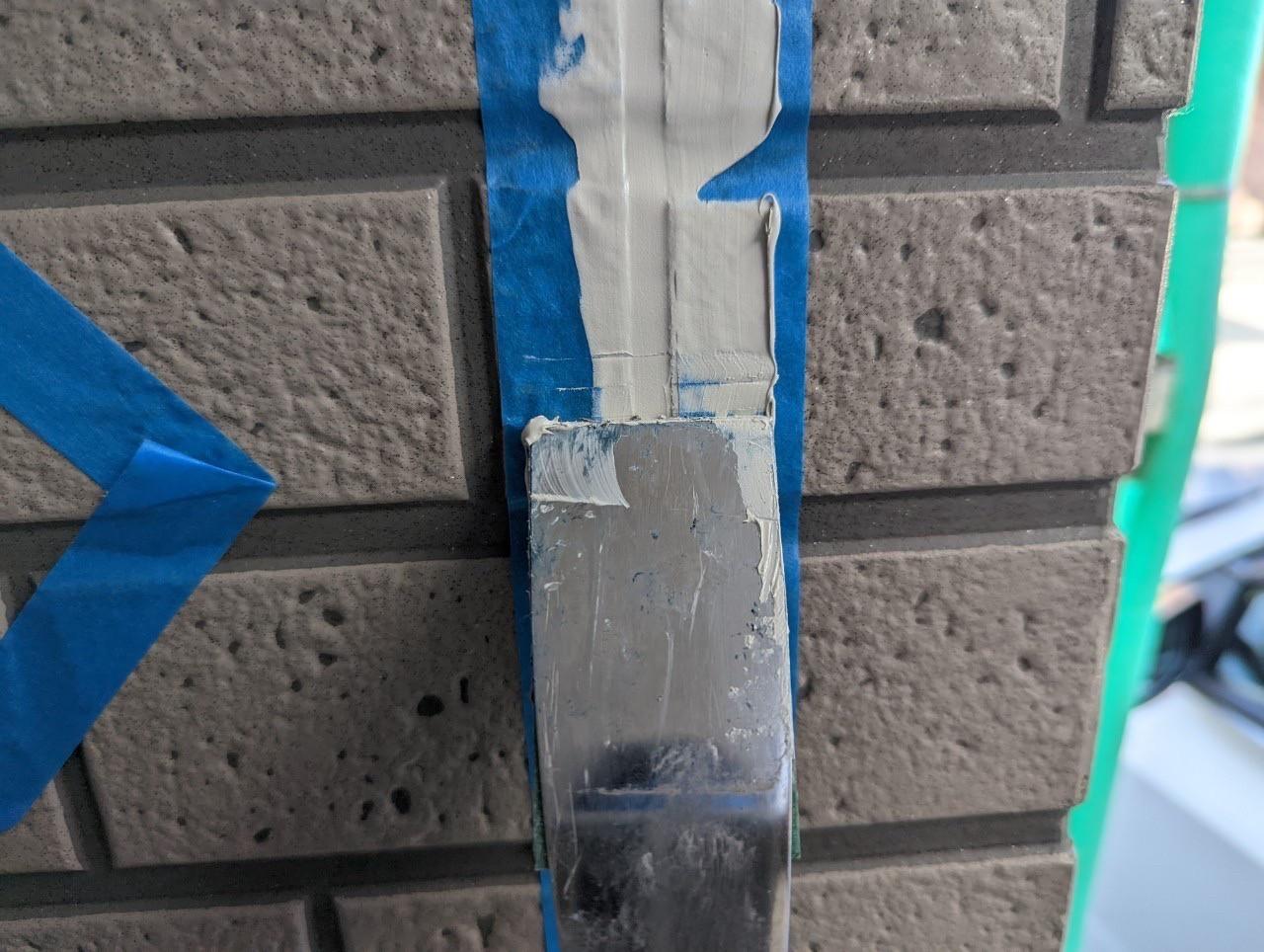 【シーリング工事】ヘラ押さえ