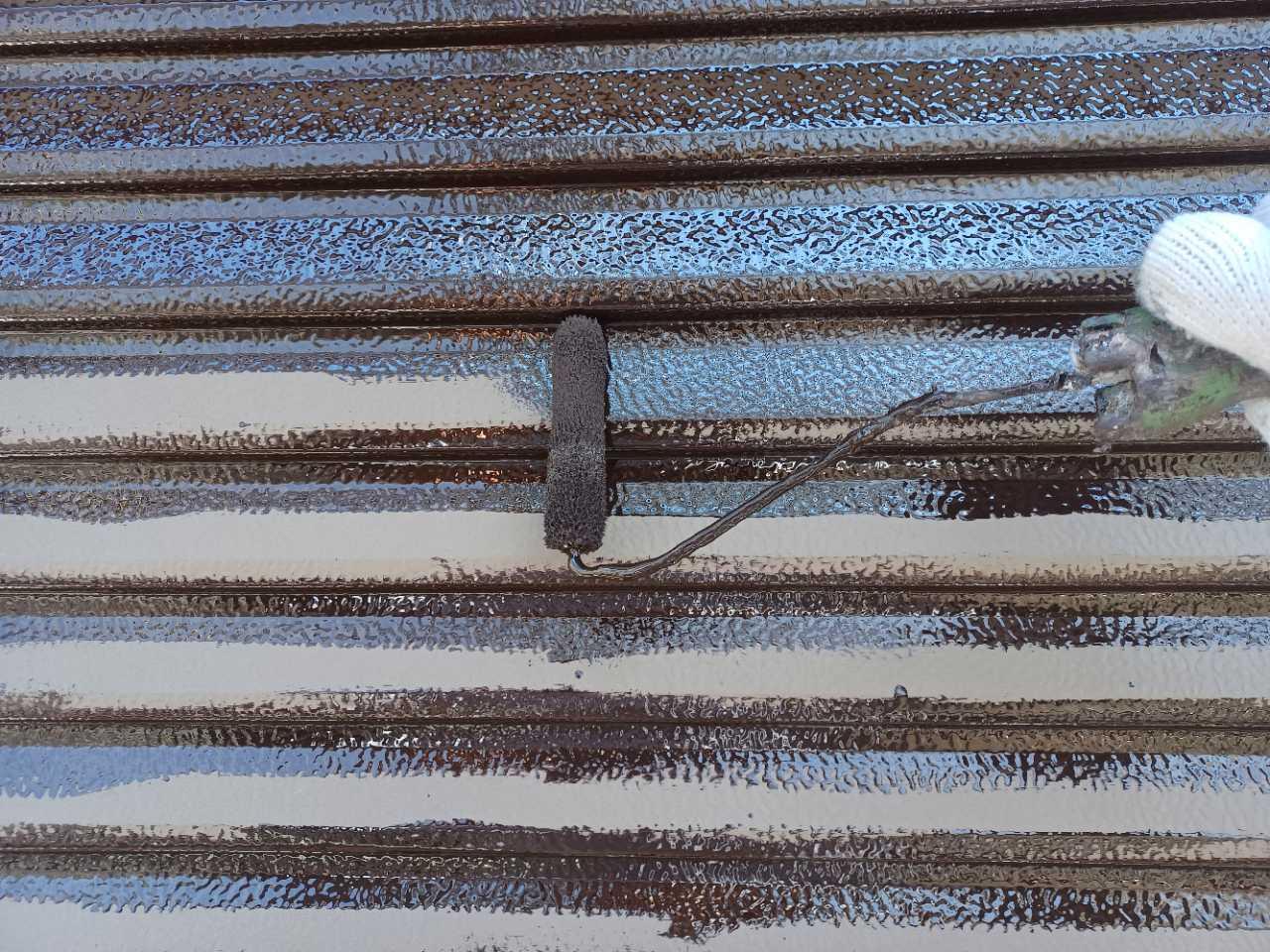 【雨戸塗装】下塗り