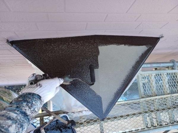 【庇塗装】下塗り