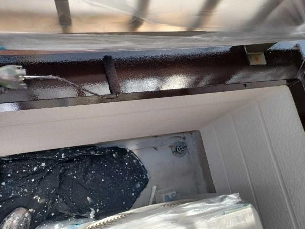 【笠木塗装】上塗り