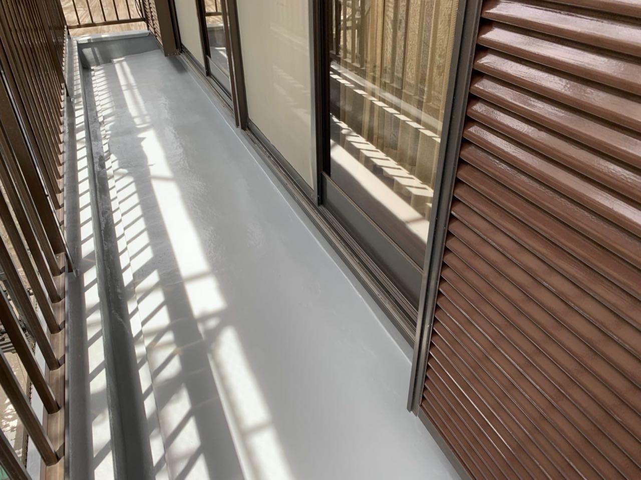 【防水工事】トップコート塗布