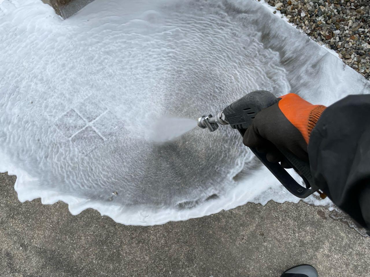 【その他洗浄】バイオ洗剤塗布