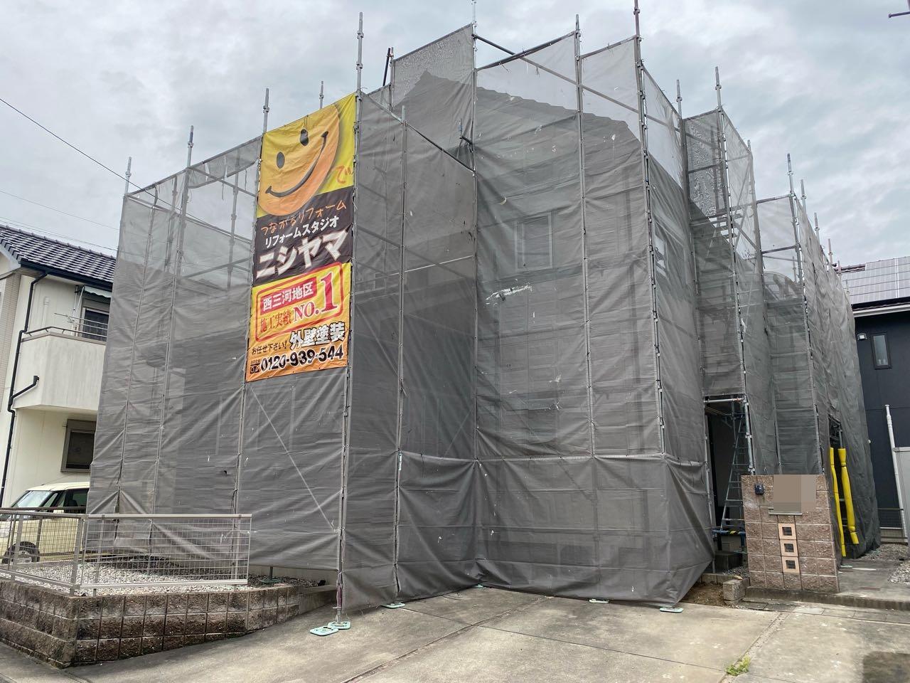 【足場設置工事】完了全景