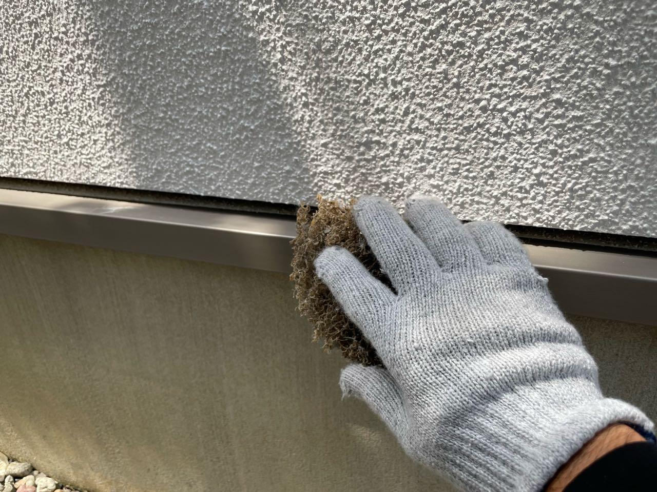 【水切り塗装】ケレン作業