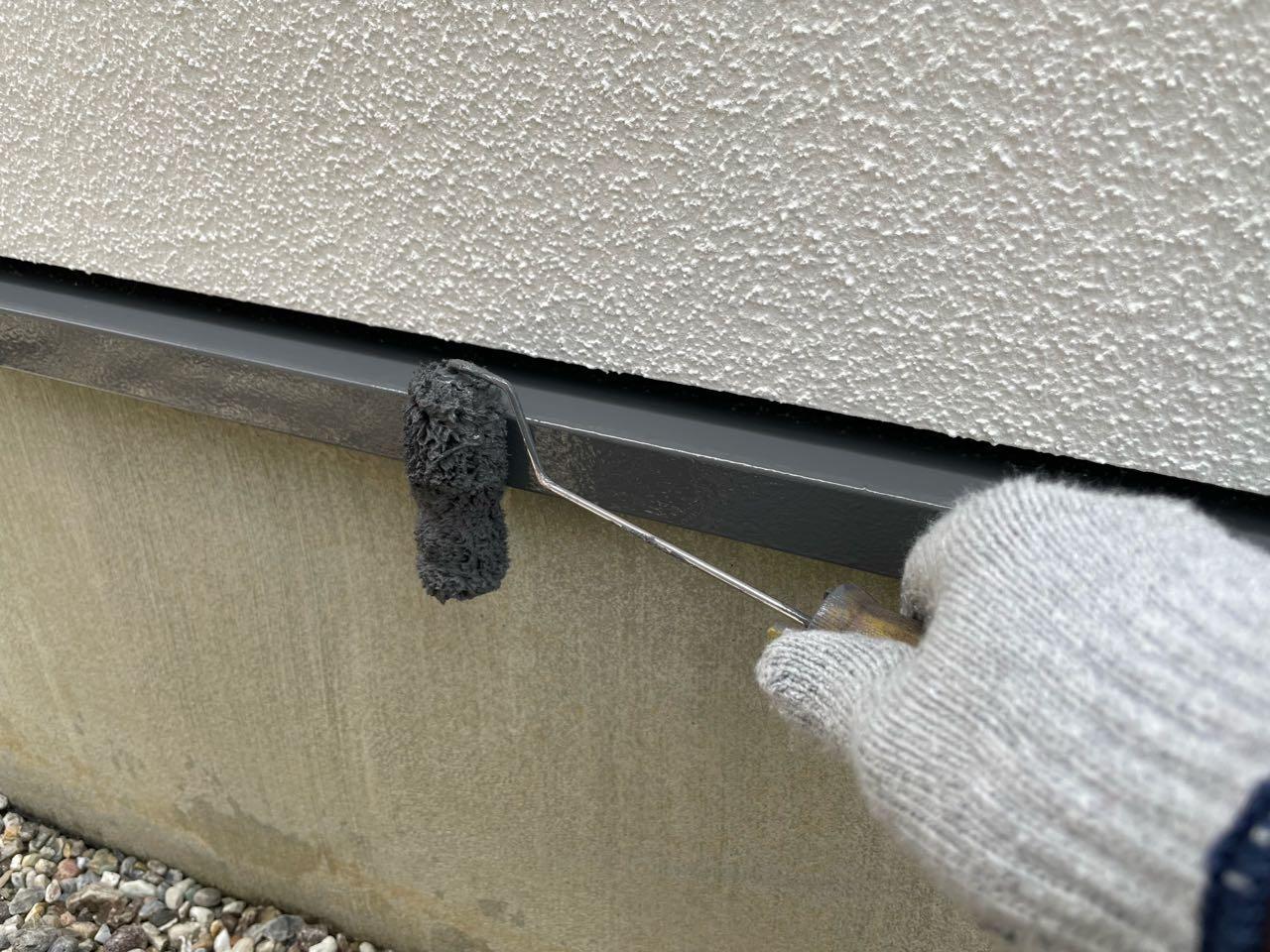 【水切り塗装】上塗り