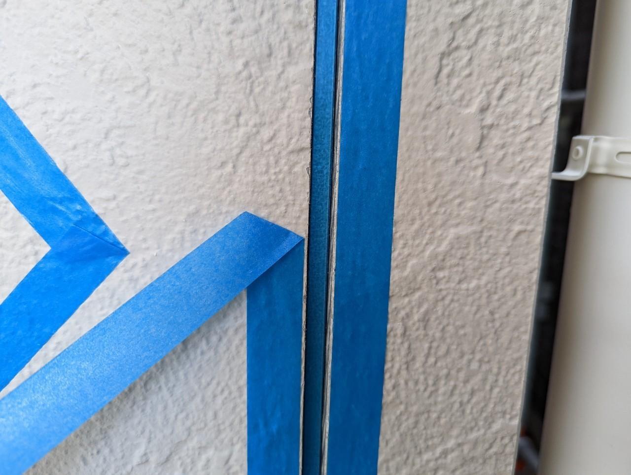 【シーリング工事】マスキング貼り