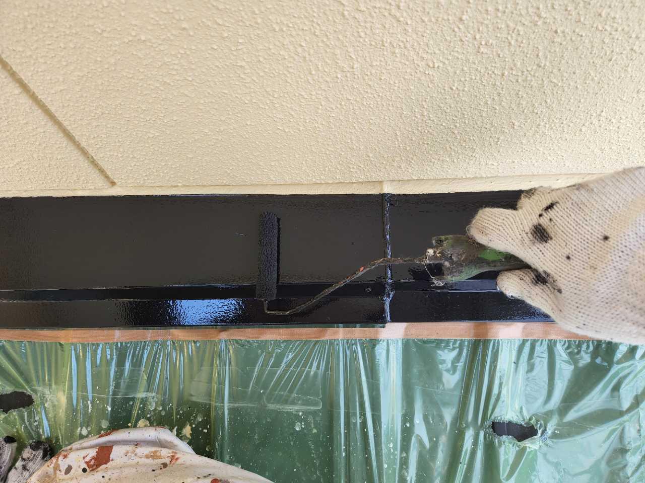 【熨斗板金塗装】仕上げ塗装2回目