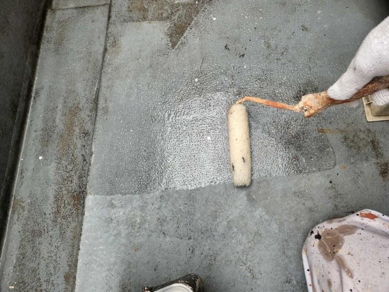 【防水工事】プライマー塗布