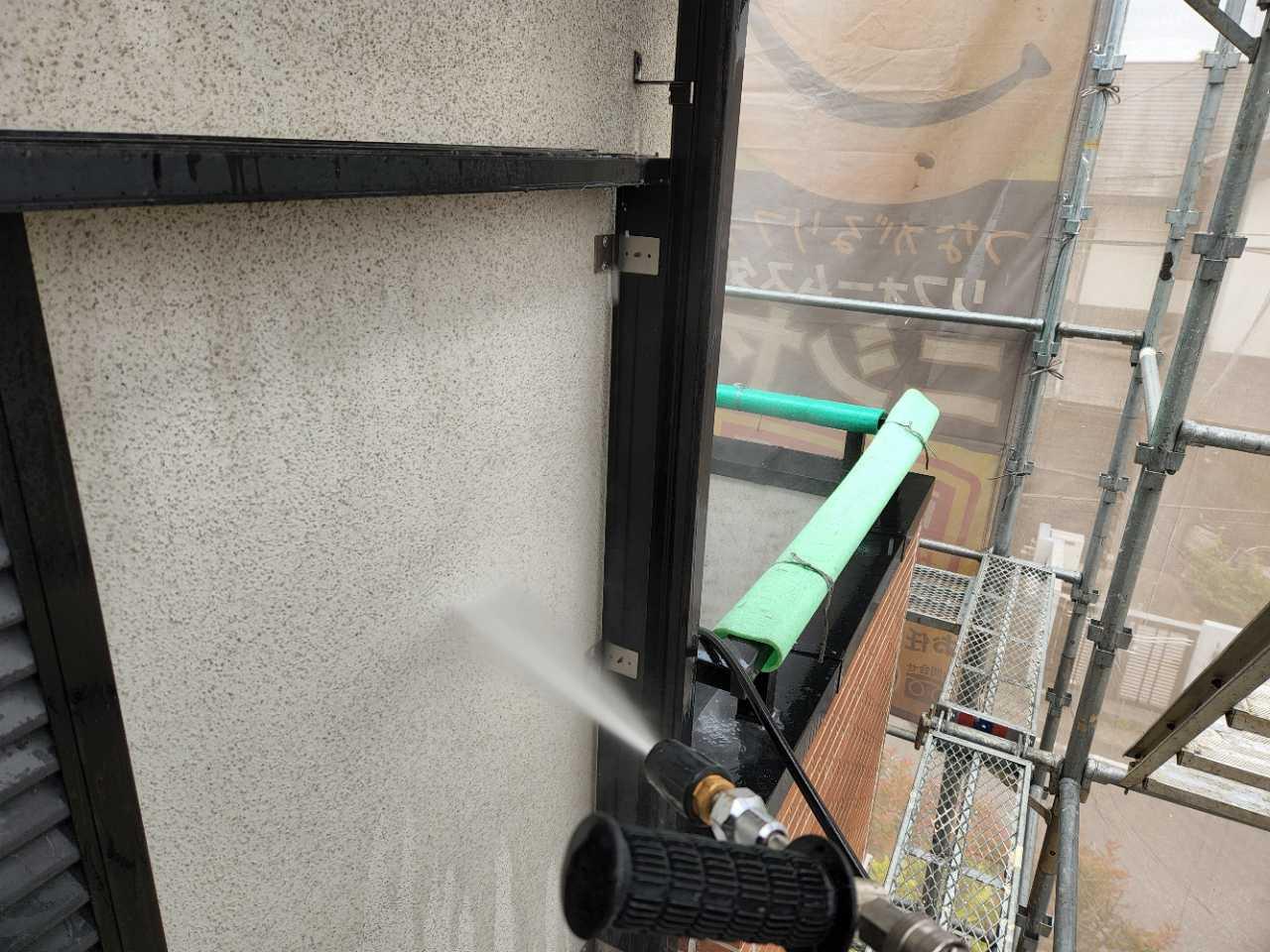 【外壁洗浄】高圧水洗浄