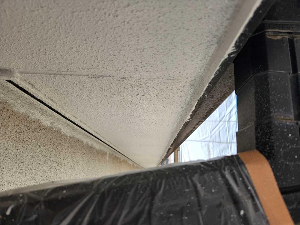 【軒天塗装】完了