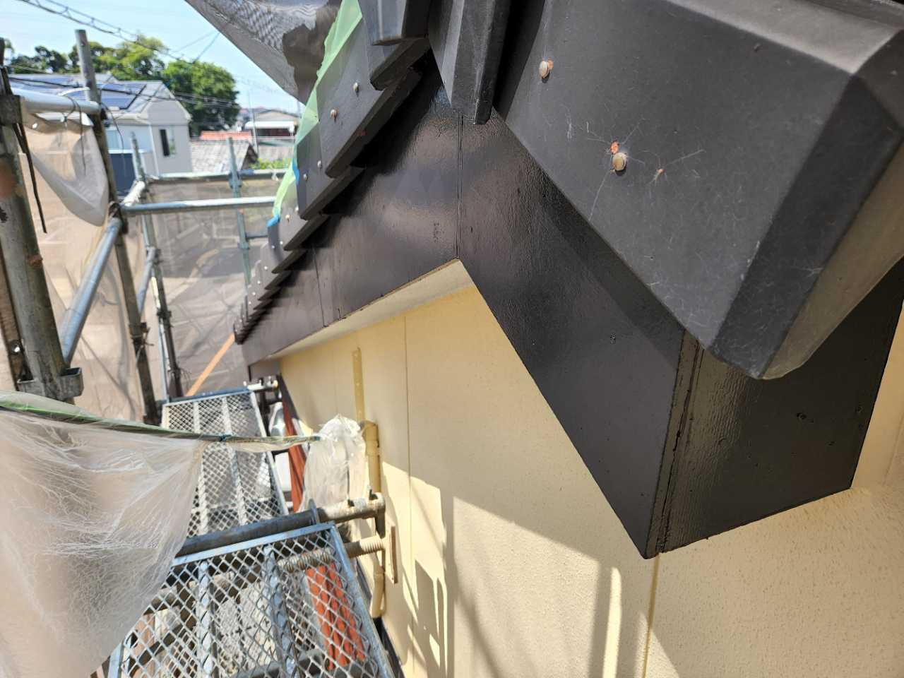 【破風・鼻隠し塗装】完了