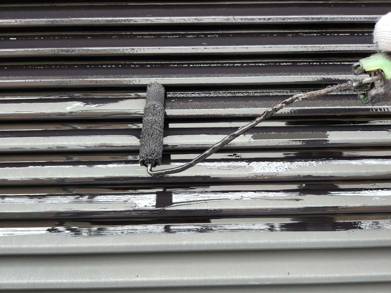 【雨戸塗装】下塗り