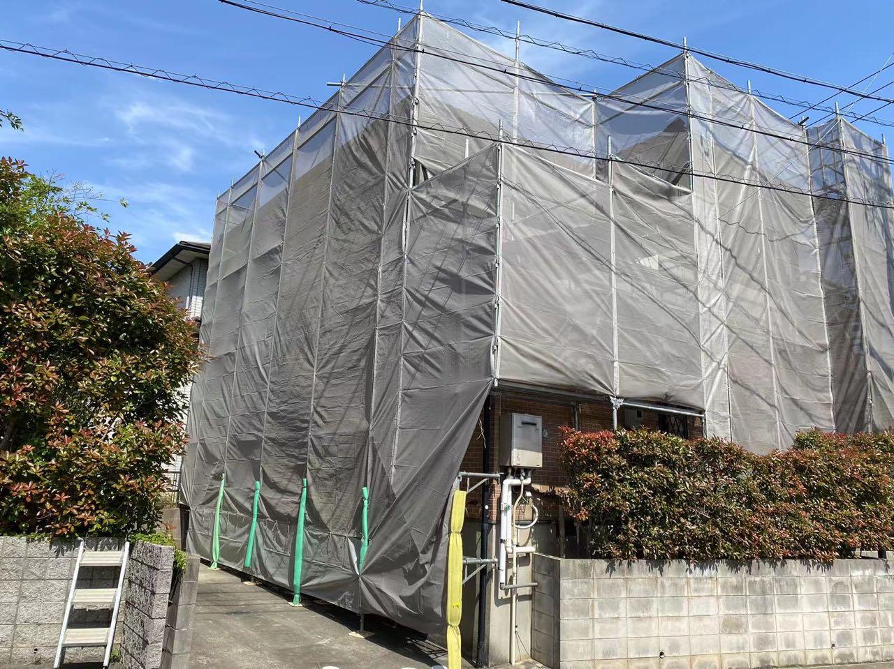 【足場設置工事】完了全景