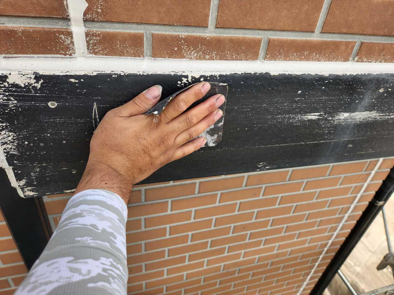 【帯塗装】ケレン作業