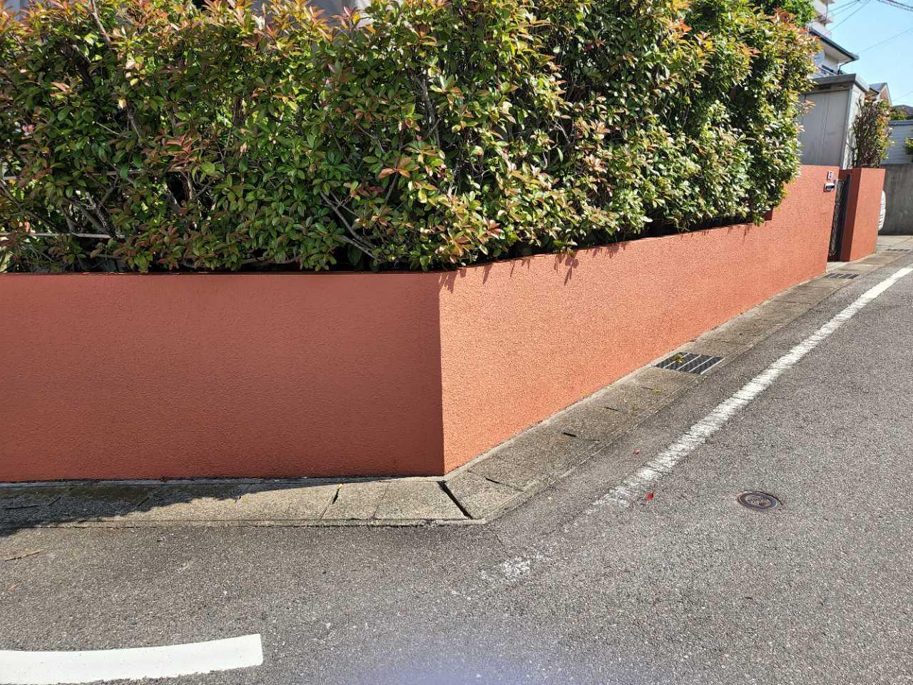 【擁壁塗装】完了