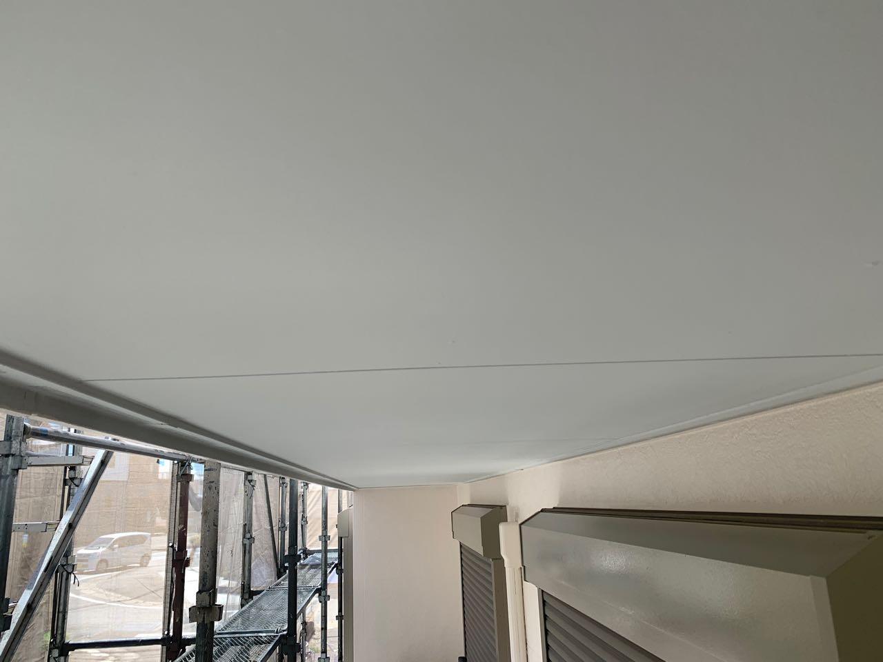 【軒天塗装】完了