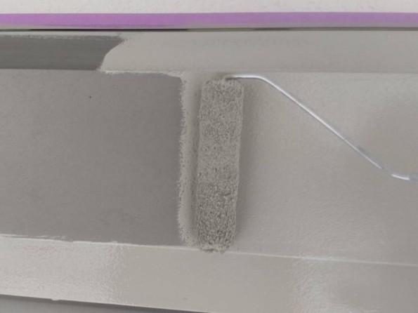 【シャッターボックス塗装】上塗り