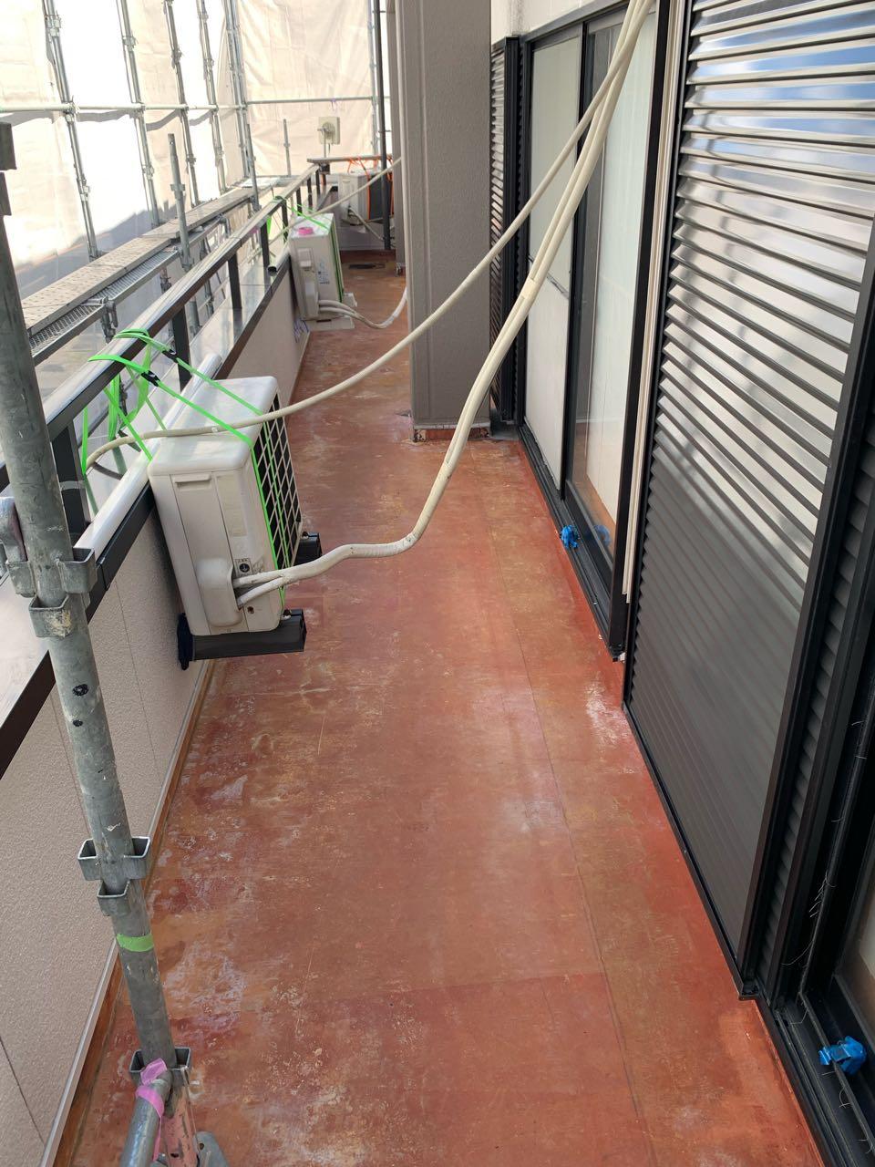 【防水工事】清掃・ケレン作業