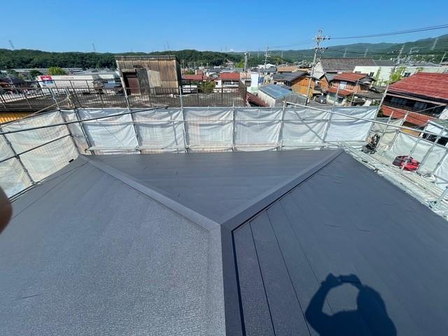 【屋根板金工事】完成全景