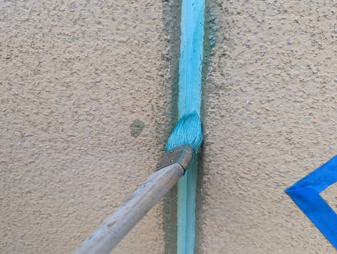 【シーリング工事】マスキング貼り