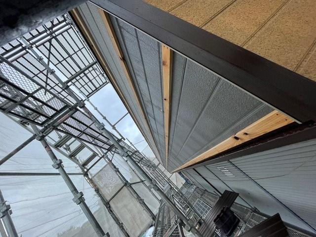 【外壁板金工事】外壁本体施工