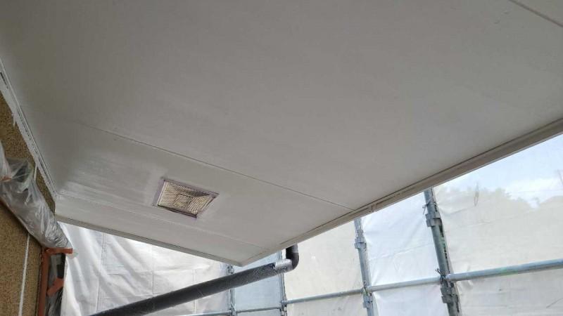 【軒天塗装】完了